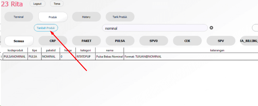 Produk Nominal Bebas di Addon