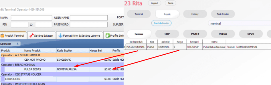 Menambahkan Produk di IRS
