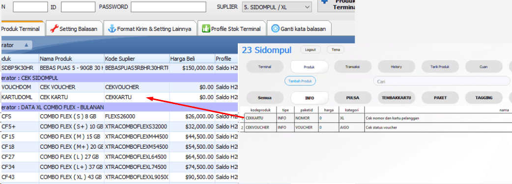 Menambahkan Produk di IRS