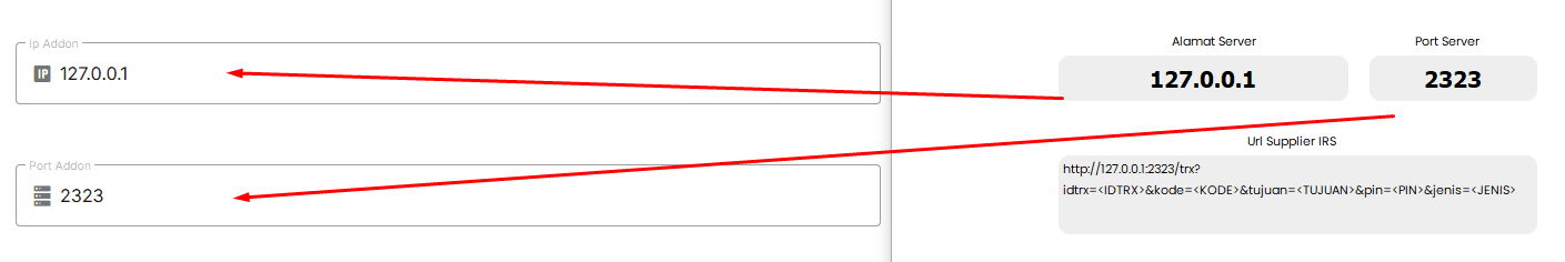 Pengaturan Server dan Port