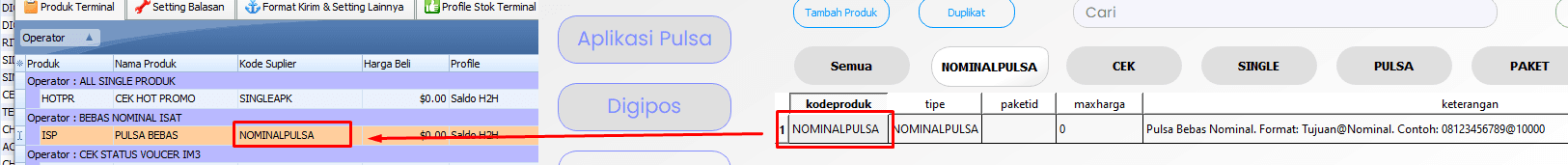 Menambahkan Produk di IRS