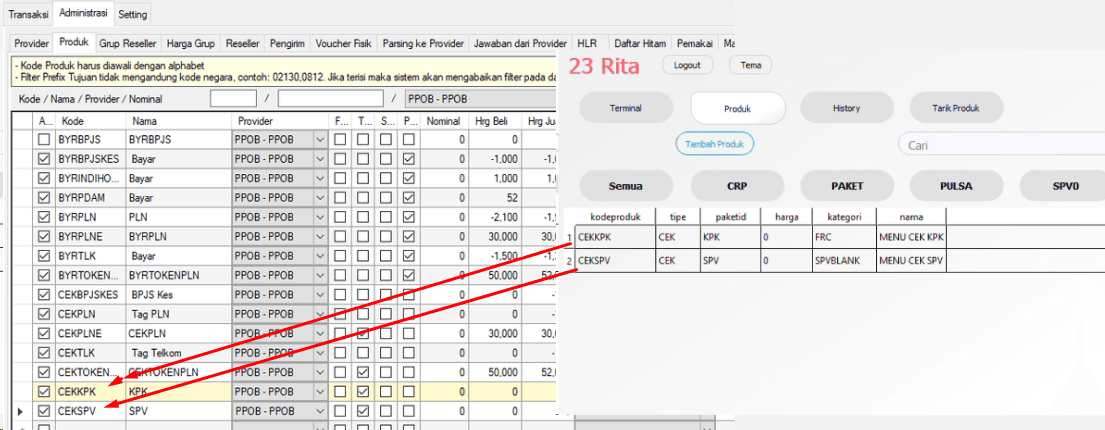 Menambahkan Produk PPOB di Otomax