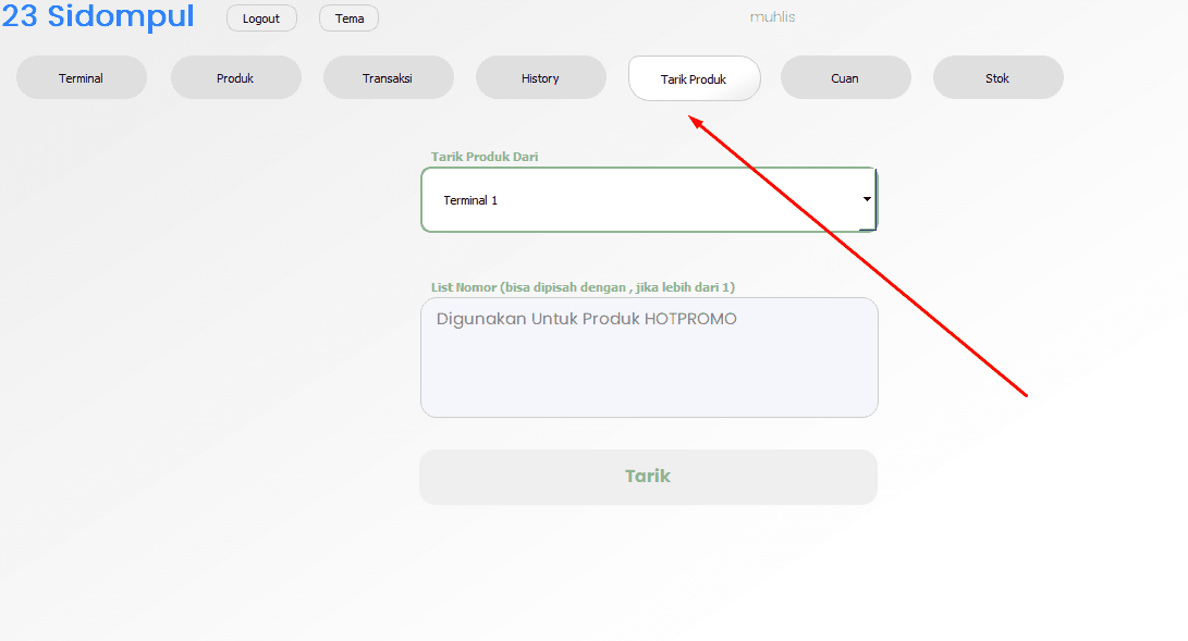 Tarik Produk Voucher