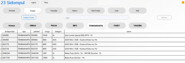 Tambah Produk Voucher di IRS
