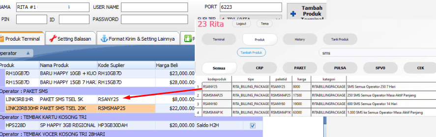 Menambahkan Produk di IRS