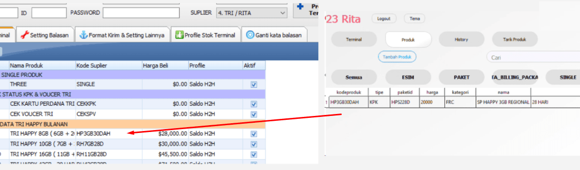 Menambahkan Produk KPK di IRS