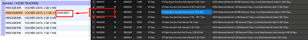 Menambahkan Produk di IRS