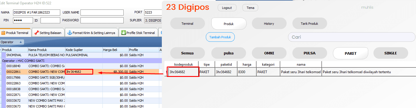 Menambahkan Produk Data di IRS