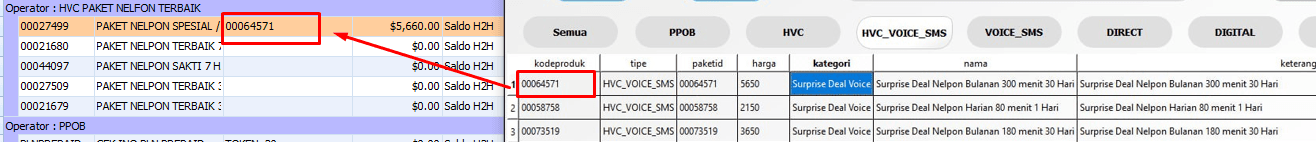 Menambahkan Produk HVC di IRS