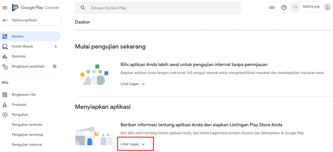 Tugas Menyiapkan Aplikasi