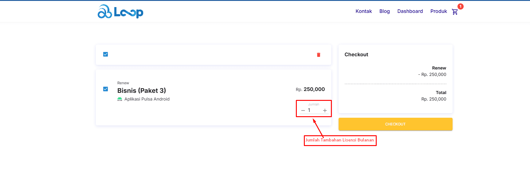 Mengatur Durasi Langganan