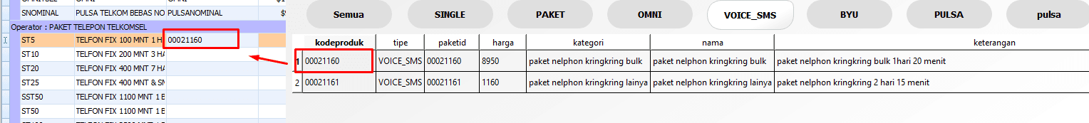 Menambahkan Produk di IRS